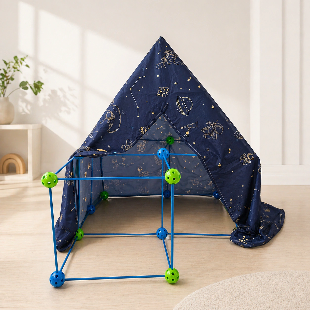 120-Piece Secret Base Fort Building Kit 3