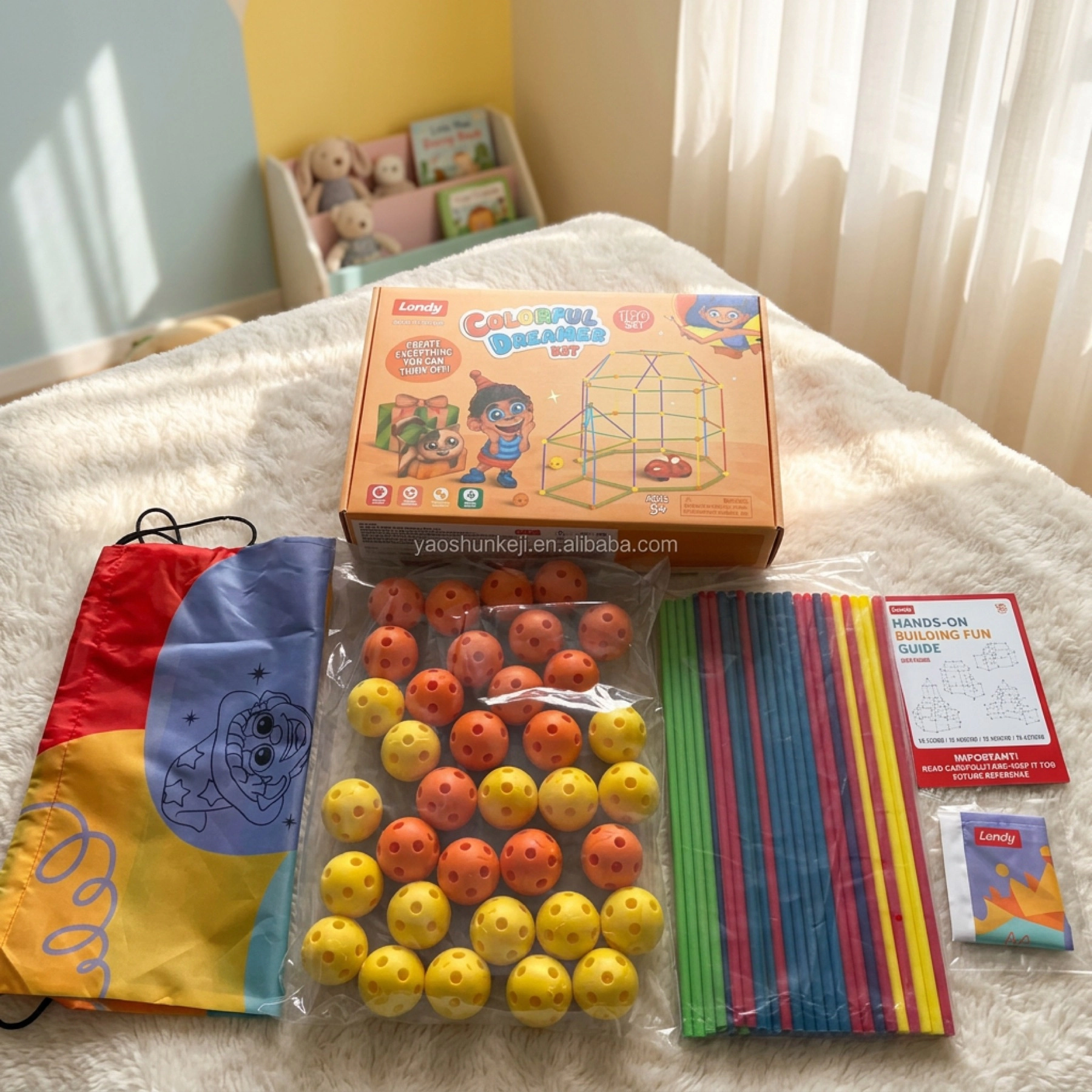 100-Piece STEM Fort Building Kit 2