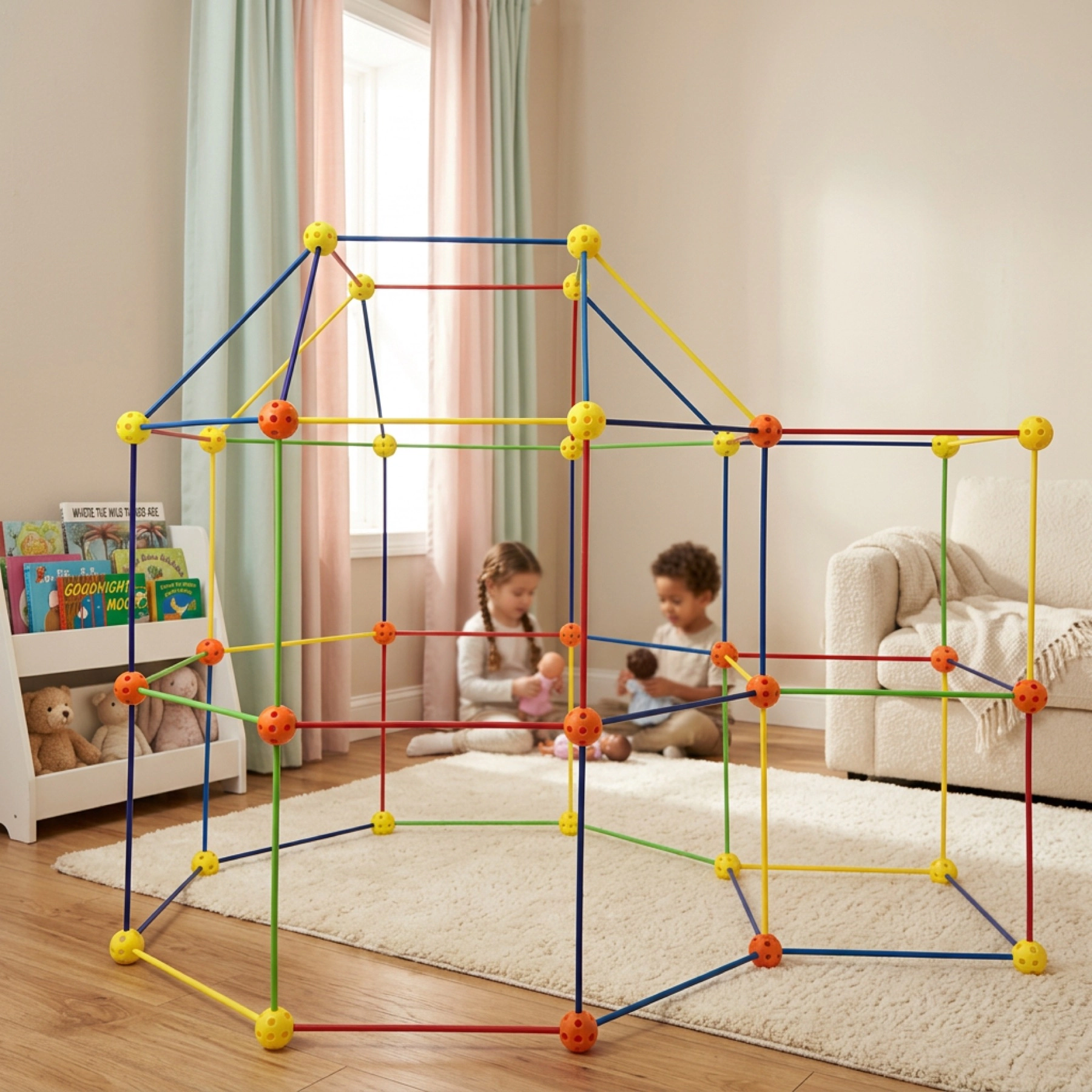 100-Piece STEM Fort Building Kit 3