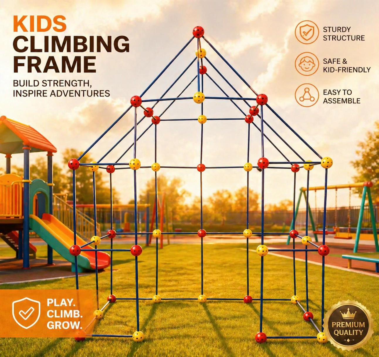 DIY 228-Piece Tent Fort Building Kit for Parent-Child Play